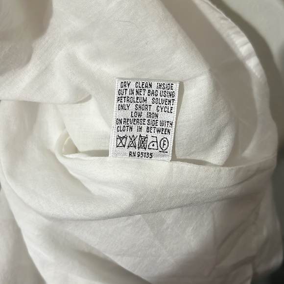 Lafayette 148 New York Blanket Hand Stitched Appliqué Cotton Skirt Size 10 White - Picture 7 of 10